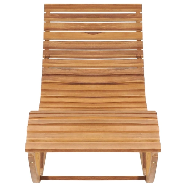 Шезлонг-люлка, тиково дърво масив - Image 3