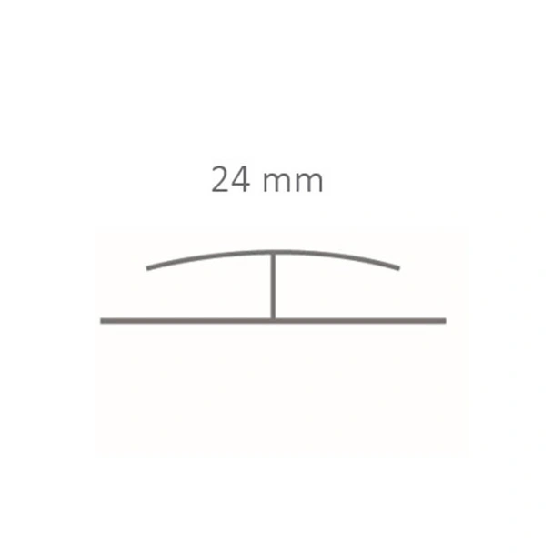 Бял свързващ профил за ламперия 3 м VILO - Image 2