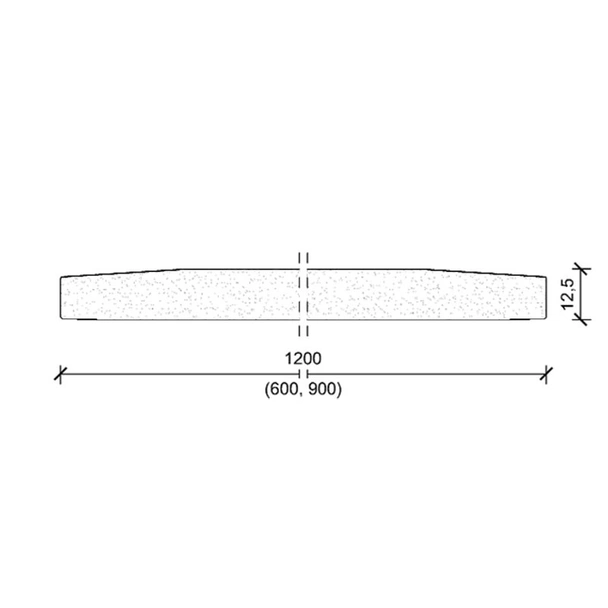 Гипсокартон 12.5x600x2000мм NORGIPS (цена на кв. м) - Image 2