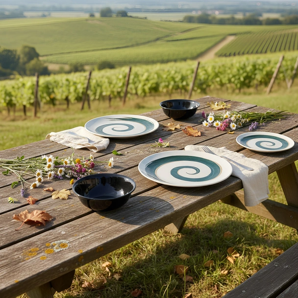 Порцеланов сервиз за хранене 24 части Спирала TOPRAKSAN - Image 3