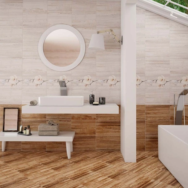 Фаянс 25х40 см Пастел бежов 5847 KAI - Image 2