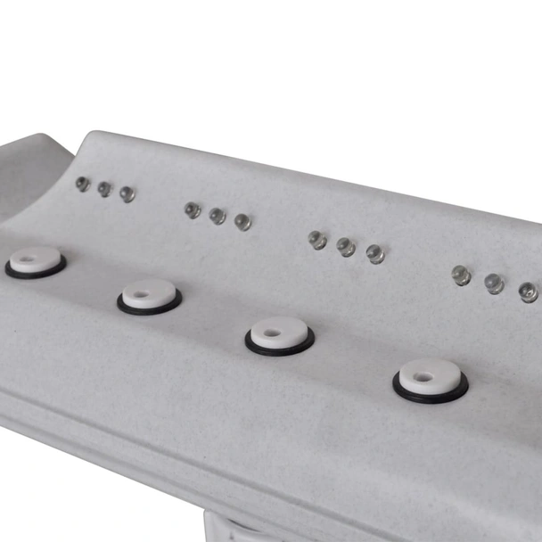 Фонтан каскада за басейни с LED светлини бял - Image 3