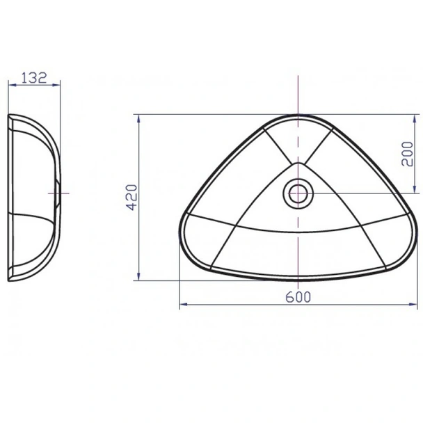 Мивка за баня върху плот ICB 686W INTER CERAMIC - Image 4