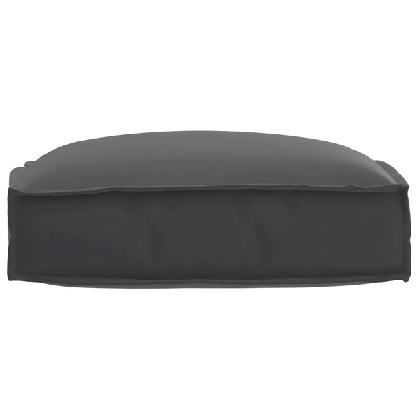 Палетна възглавница за сядане Черна 50x50x12 см Оксфордска тъкан - Image 4