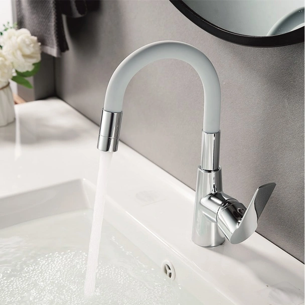 Смесител за баня Alisado бял INTER CERAMIC - Image 2