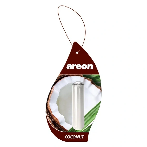 Течен ароматизатор за кола Кокос 5 мл AREON - Image 2