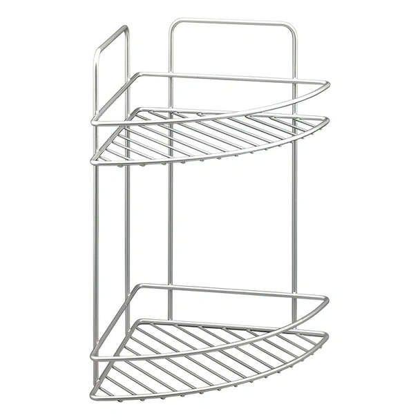 Ъглова етажерка за баня с 2 нива Reflex METALTEX