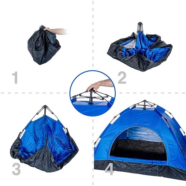 Автоматична двуслойна палатка 200x100x110 см MUHLER - Image 7