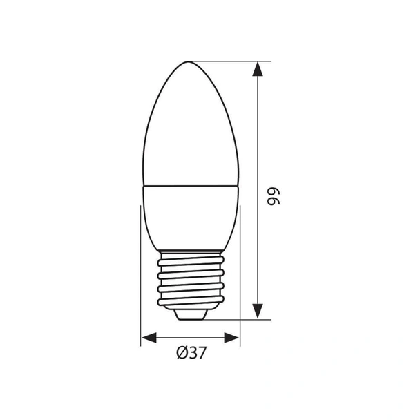 LED лампа 5 W E27 Cameo VIVALUX - Image 2