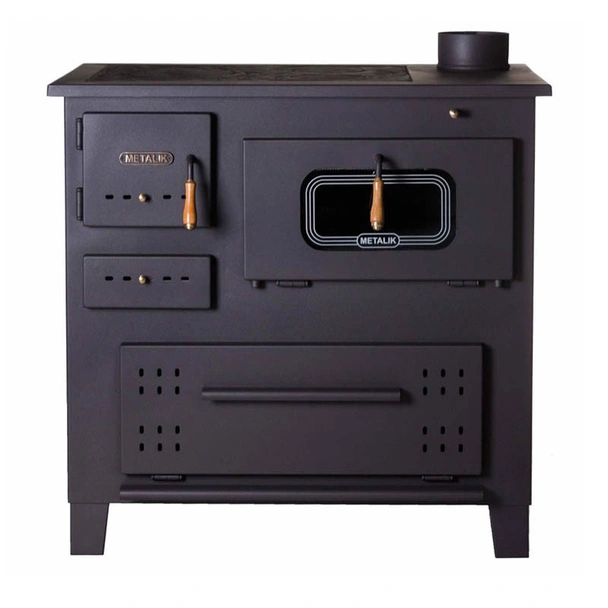 Готварска печка - модел ЕЛЕГАНТ с подвижен чугунен плот - 055-Е