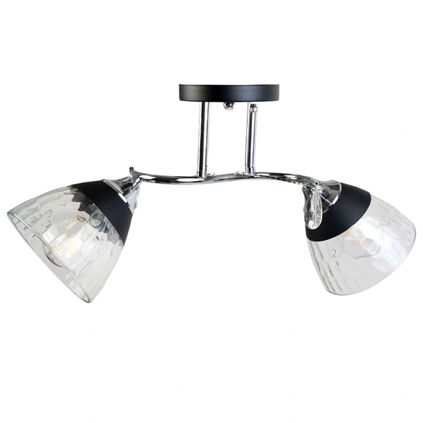 Полилей Telma 2xE27 черно+хром LIGHTEX - Image 2