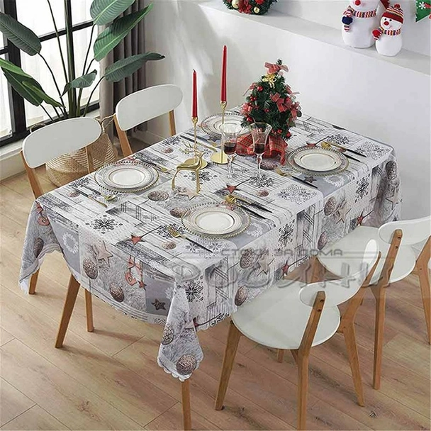 Коледна покривка за маса Скандинавски стил 120х150 см - Image 4