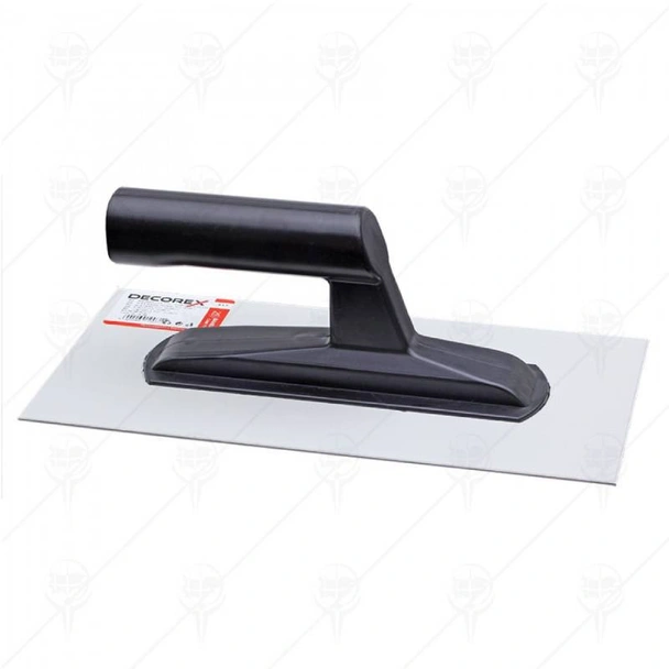 Маламашка PVC за минерални мазилки с отворена дръжка 14х28см DECOREX