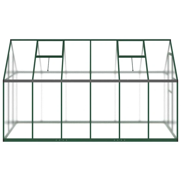 Оранжерия - поликарбонат - стоманена основа - 334x169x195 см - Image 3