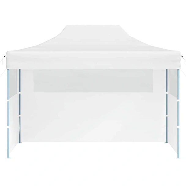 Сгъваема парти шатра 280x410x315 см с 3 странични стени - Image 4