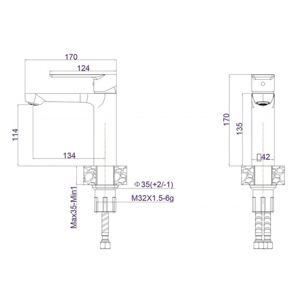 Смесител за баня Сиена хром ICF 111320C INTER CERAMIC - Image 3