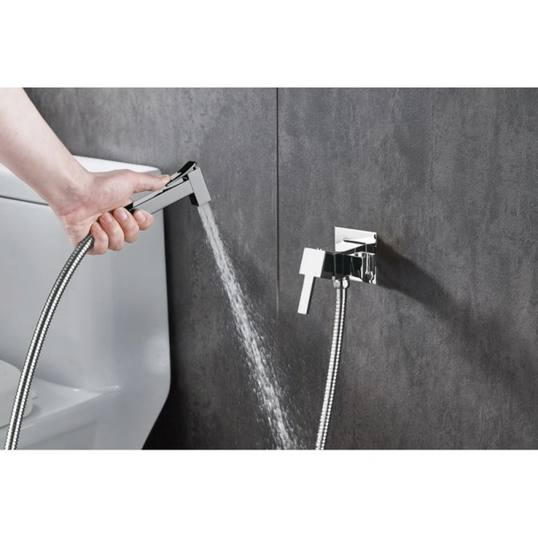 Смесител за вграждане за биде сив ICF 3313GG INTER CERAMIC - Image 2