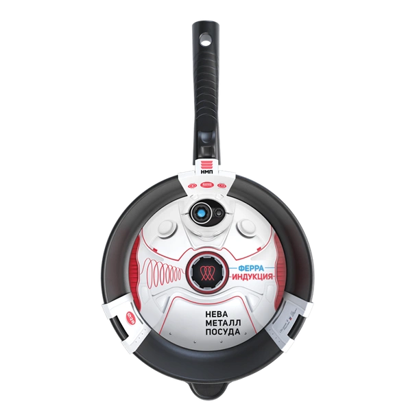 Tиган с подвижна дръжка ø28 см Ferra Induction НЕВА МЕТАЛЛ ПОСУДА - Image 3