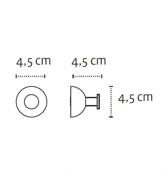 Кръгла закачалка за баня Classico KAPITAN - Image 2