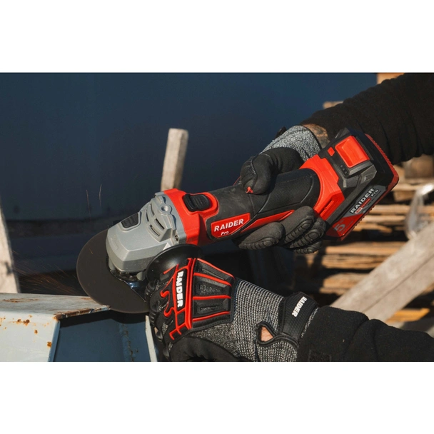 Ъглошлайф Ø125 мм 4Ah RDP-SPAG20 Set RAIDER - Image 7