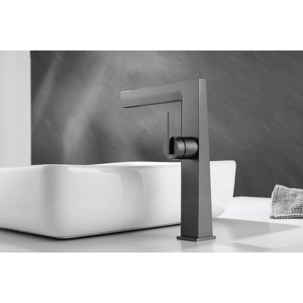 Смесител за мивка Кони Gun Gray INTER CERAMIC - Image 2