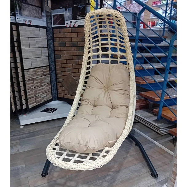 Градинска единична люлка PVC ратан FORMET - Image 2