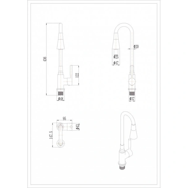 Смесител за кухня Havana Grey INTER CERAMIC - Image 2