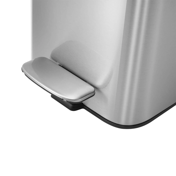 Тоалетен кош за баня 3 л FR Line Matt Silver INTER CERAMIC - Image 3