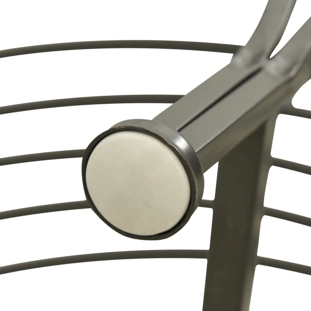 Градинска пейка за около дърво, 160 см, стомана - VL313033 - Image 6