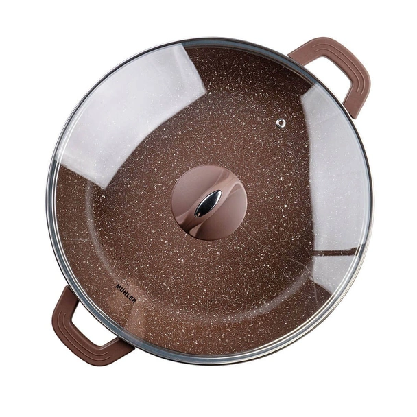 Плитка тенджера 32x7.5 см 4.3 л шоколад Mia MUHLER - Image 8