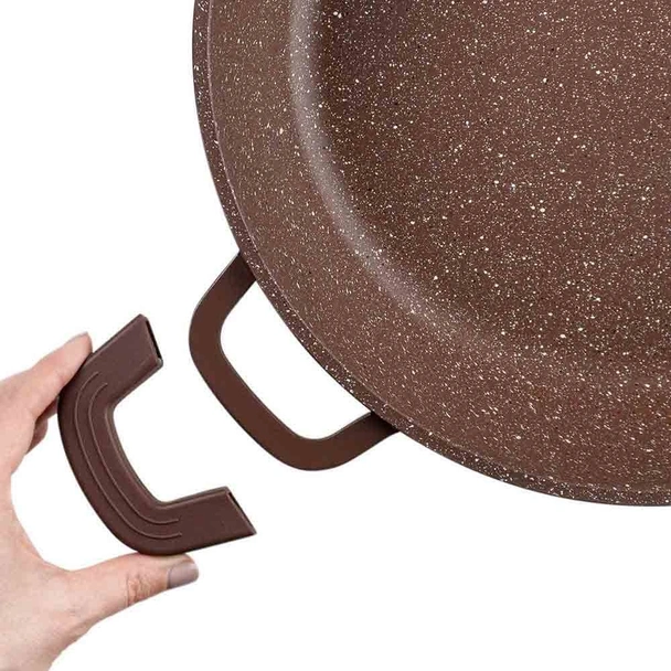 Плитка тенджера 32x7.5 см 4.3 л шоколад Mia MUHLER - Image 11