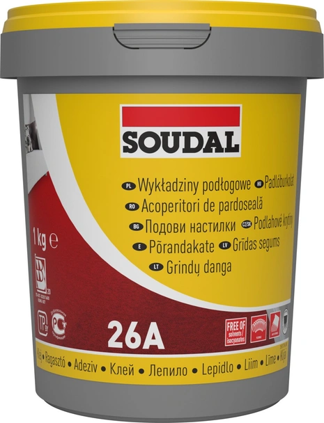 Подово лепило 26А 1кг SOUDAL/104455