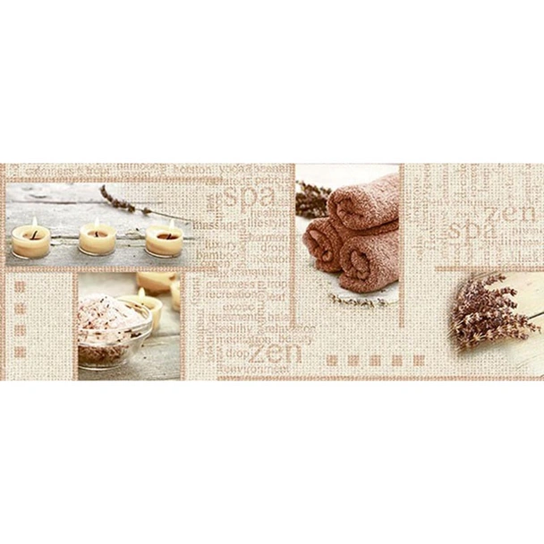 Декор 20x50 см Микадо Лавандула светлобежов 5837 KAI