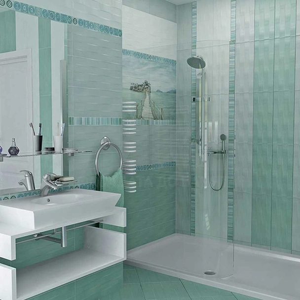 Фриз 5x50 см Виола универсал кръг зелен 2470 KAI - Image 2