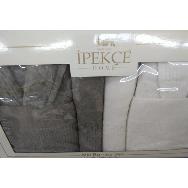 Комплект халати за баня с кърпи 6 части Feti IPEKCE - Image 6