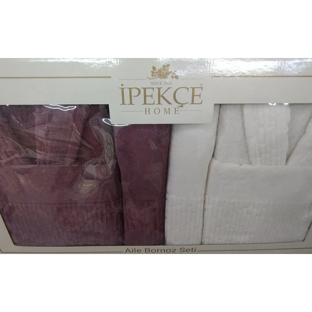 Комплект халати за баня с кърпи 6 части Feti IPEKCE - Image 7