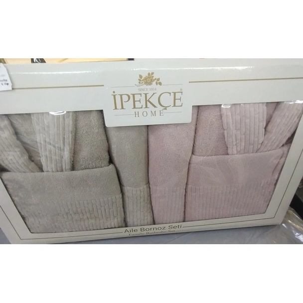 Комплект халати за баня с кърпи 6 части Feti IPEKCE - Image 5