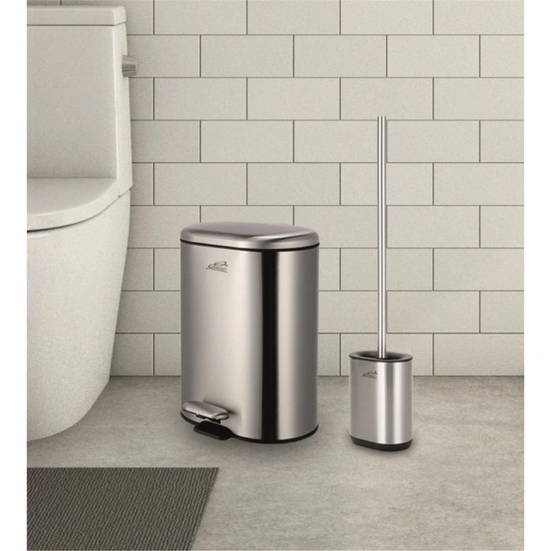 Kошче за баня и четка за тоалетна хром ICA 8355S INTER CERAMIC - Image 2