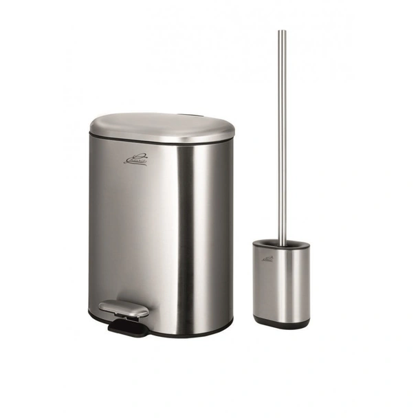 Kошче за баня и четка за тоалетна хром ICA 8355S INTER CERAMIC
