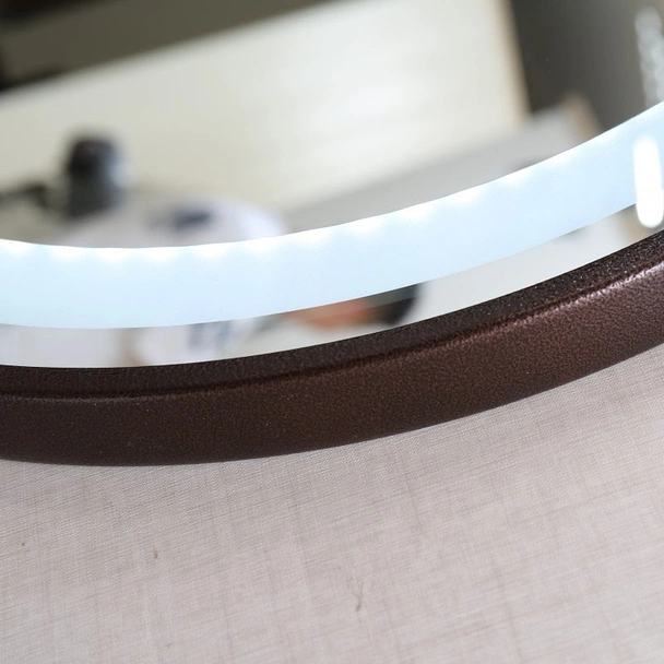 Огледало за баня ∅60 см Аблена Бронз INTER CERAMIC - Image 3