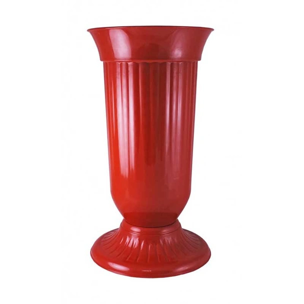 Оребрена ваза с ръбове Ø16x29 см - Image 3