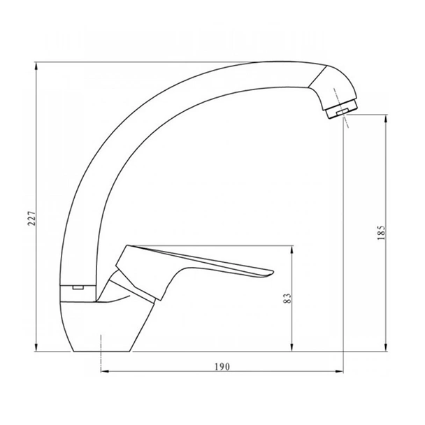Смесител за кухня стоящ Torino FORMA VITA - Image 2