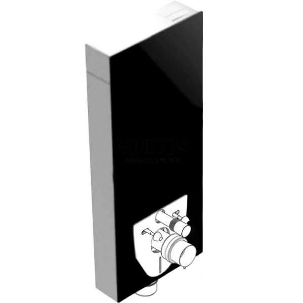 Структура за вграждане тоалетна чиния панел черно стъкло BOCCHI - Image 4