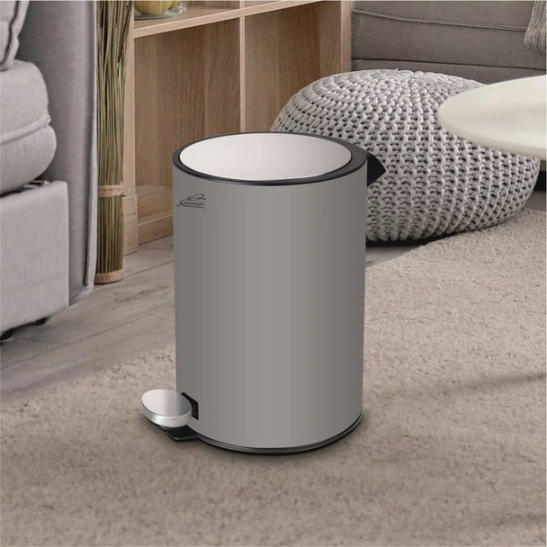 Кошче за баня 5 л сиво ICA 7072G INTER CERAMIC - Image 2