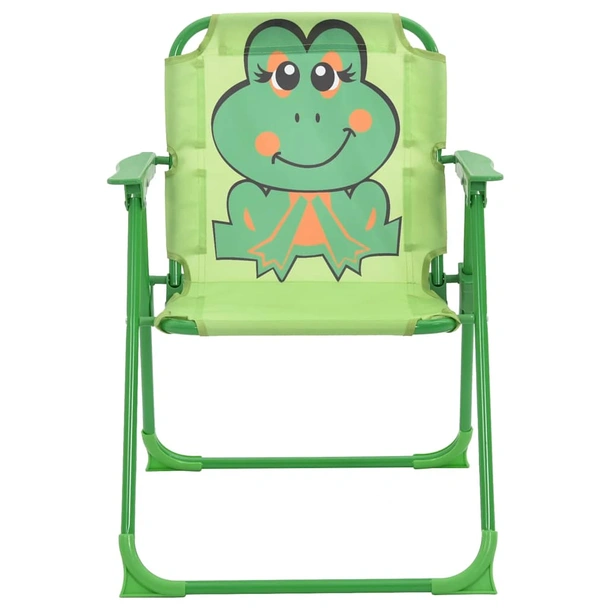 Детски градински бистро комплект от 3 части, с чадър, зелен - Image 6