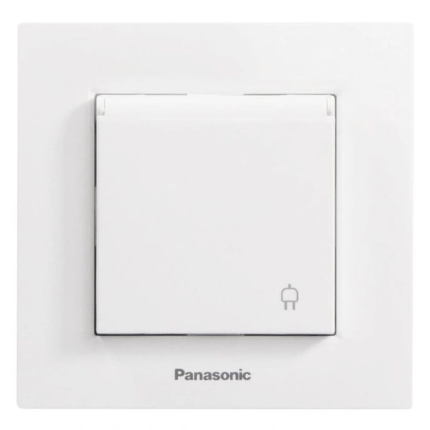 Контакт с капак 16A Karre Plus бял PANASONIC - Image 2
