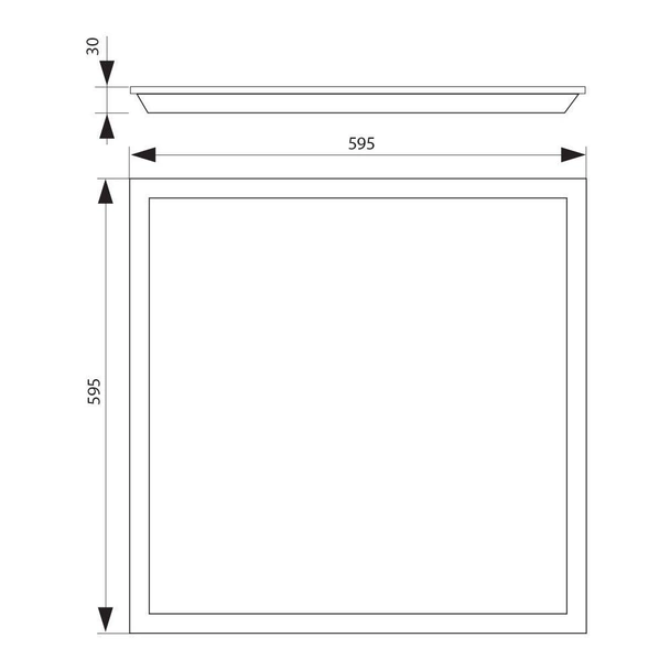 LED панел за вграждане 40 W 4000 К Atlas VIVALUX - Image 8