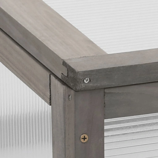 Леха с оранжерия - 110x54x120 см - масив