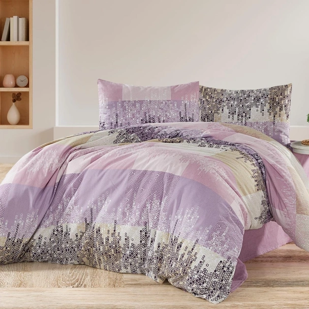 Спален комплект 4 части Градски ритъм COTTON GARDEN