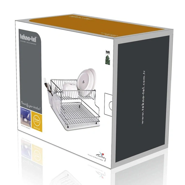 Сушилник за съдове на 2 нива TR KB 005 сребрист TEKNO TEL - Image 6